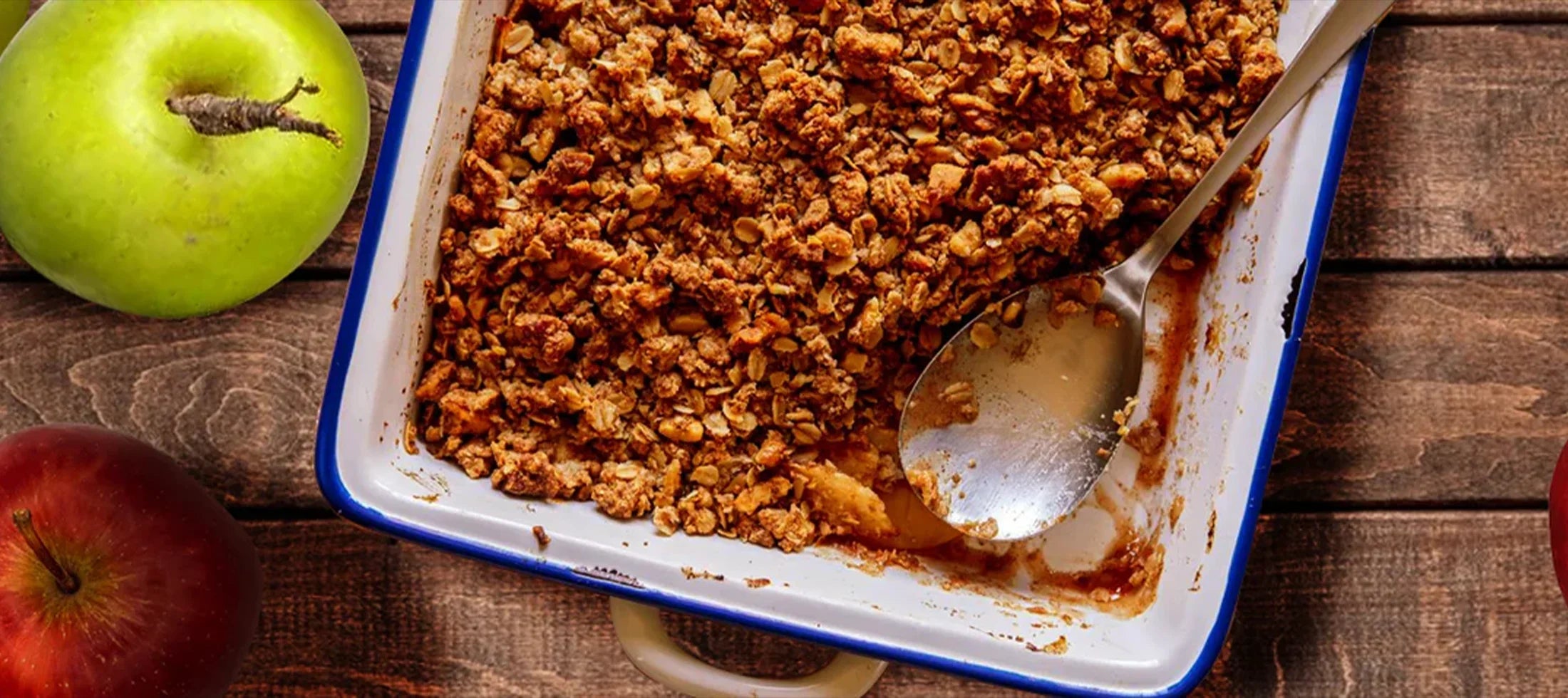 Healthy Apple Crumble