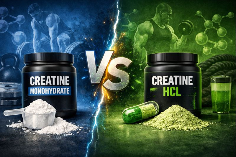 How Creatine Monohydrate and Creatine HCL Compare in Performance
