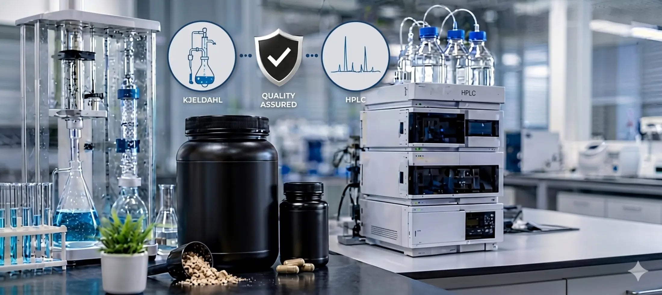 How Jacked Nutrition Ensures Supplement Quality Using Kjeldahl and HPLC