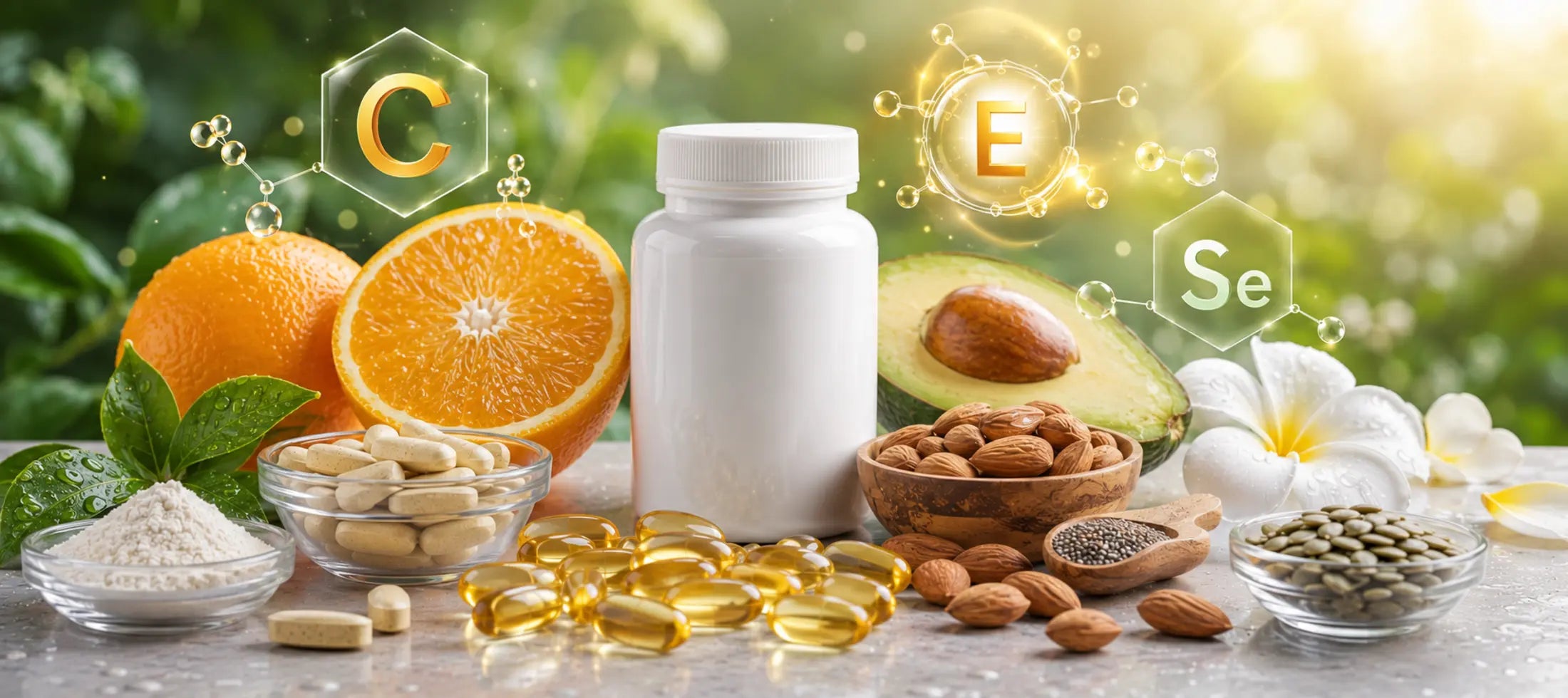 Multivitamins for Glowing Skin: Do Vitamin C, E, and Selenium Actually Work?