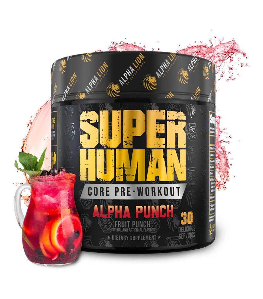 Superhuman Core Pre Workout Alpha Punch By Alpha Lion