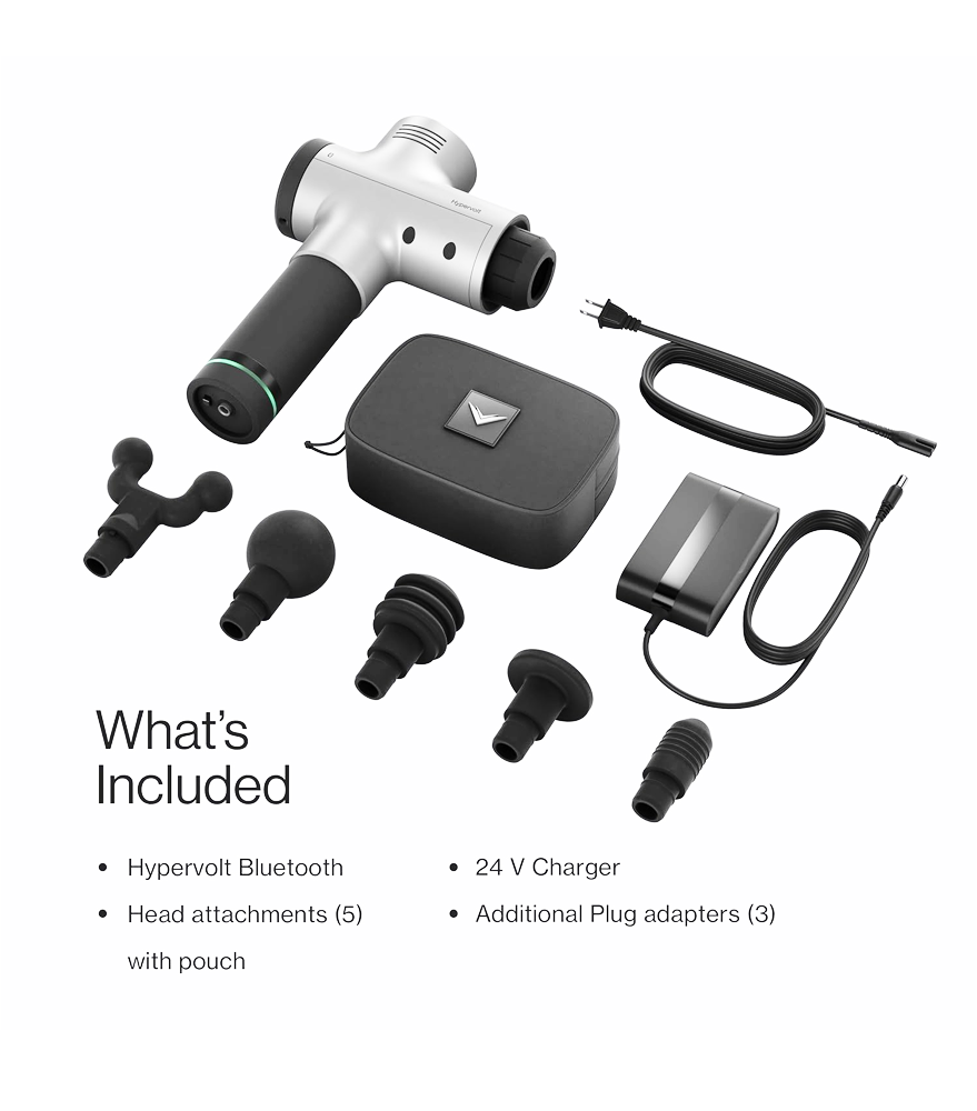 What's Included in HyperVolt Massage Gun