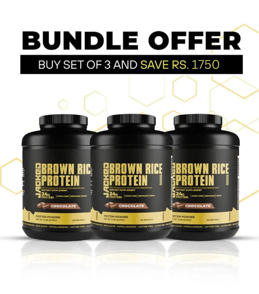 BUNDLE OF 3 - BROWN RICE PROTEIN 69 SERVINGS