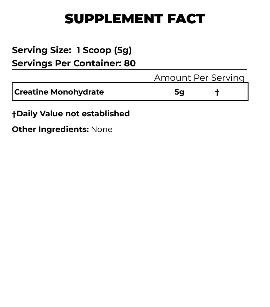 PLATINUM 100% CREATINE