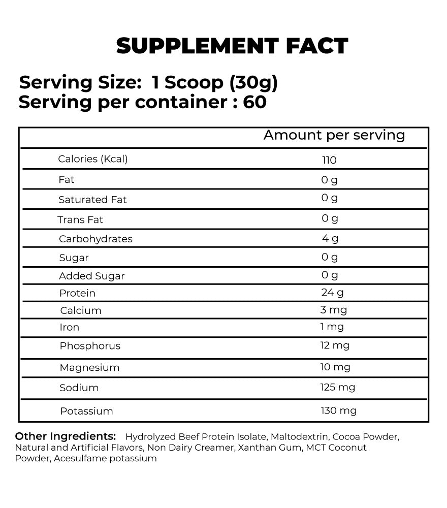 RED REX BEEF PROTEIN ISOLATE