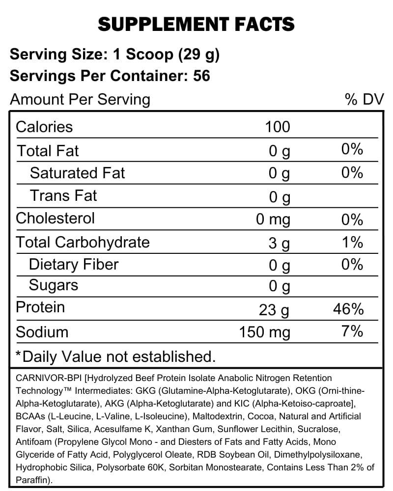 CARNIVOR BEEF PROTEIN