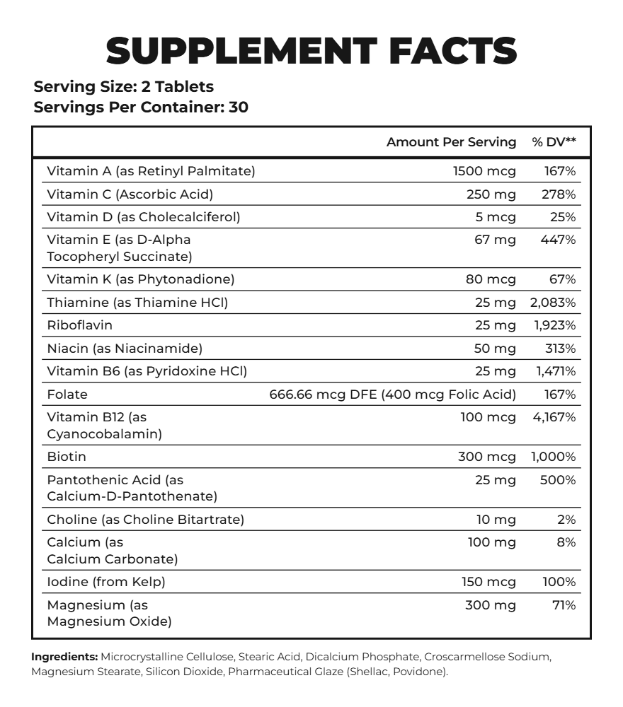 GAT Men Multi+Test Vitamin