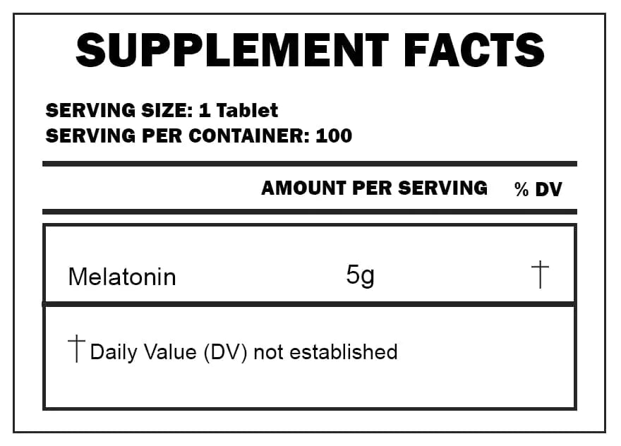 MELATONIN TABLETS