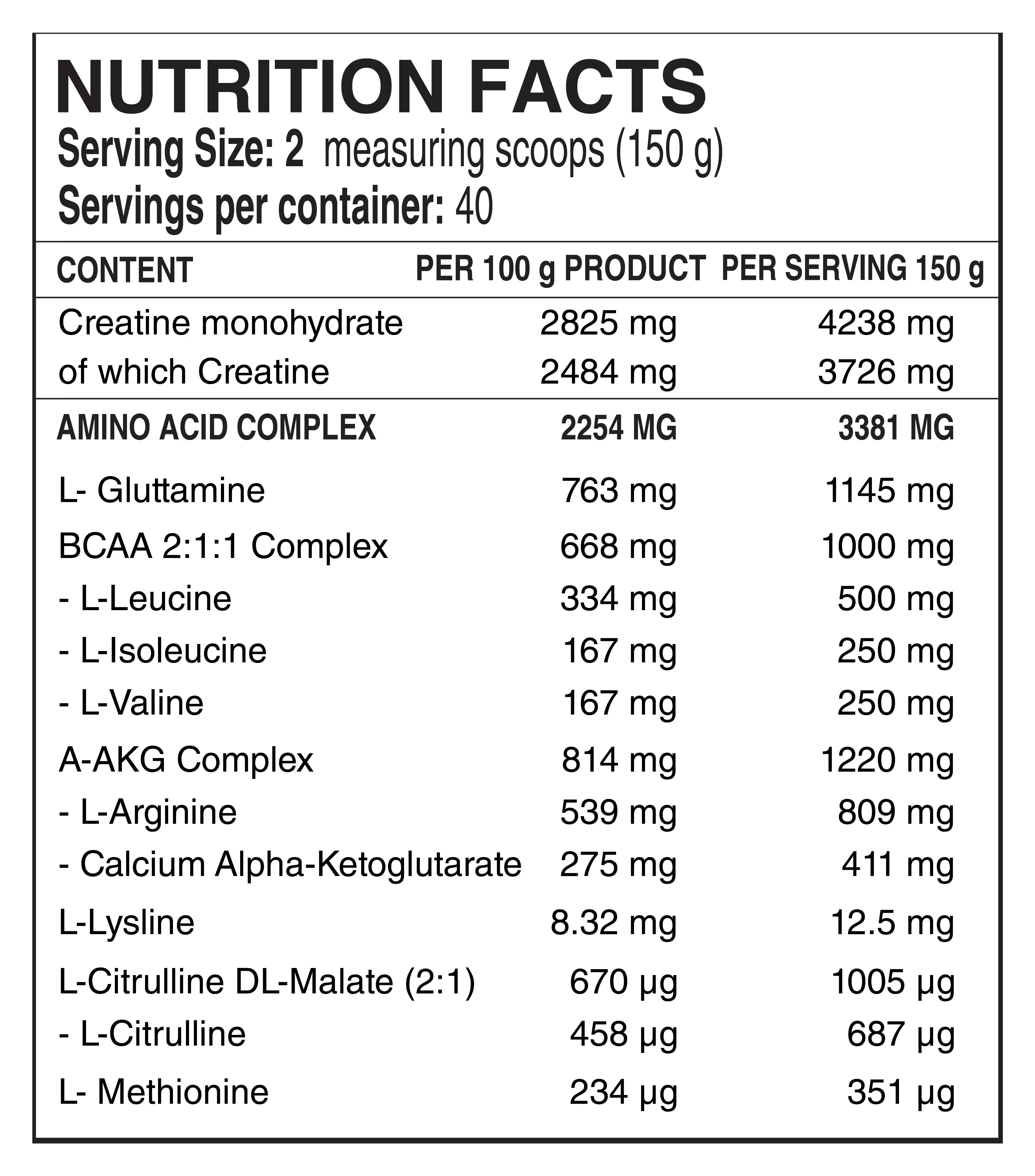 METABOLIC MASS GAINER