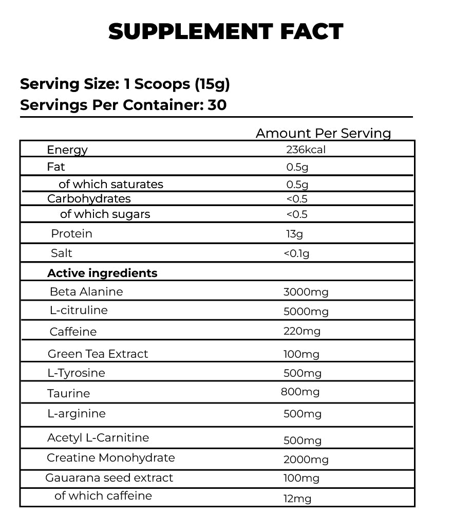 BLADE PRO SERIES PRE-WORKOUT