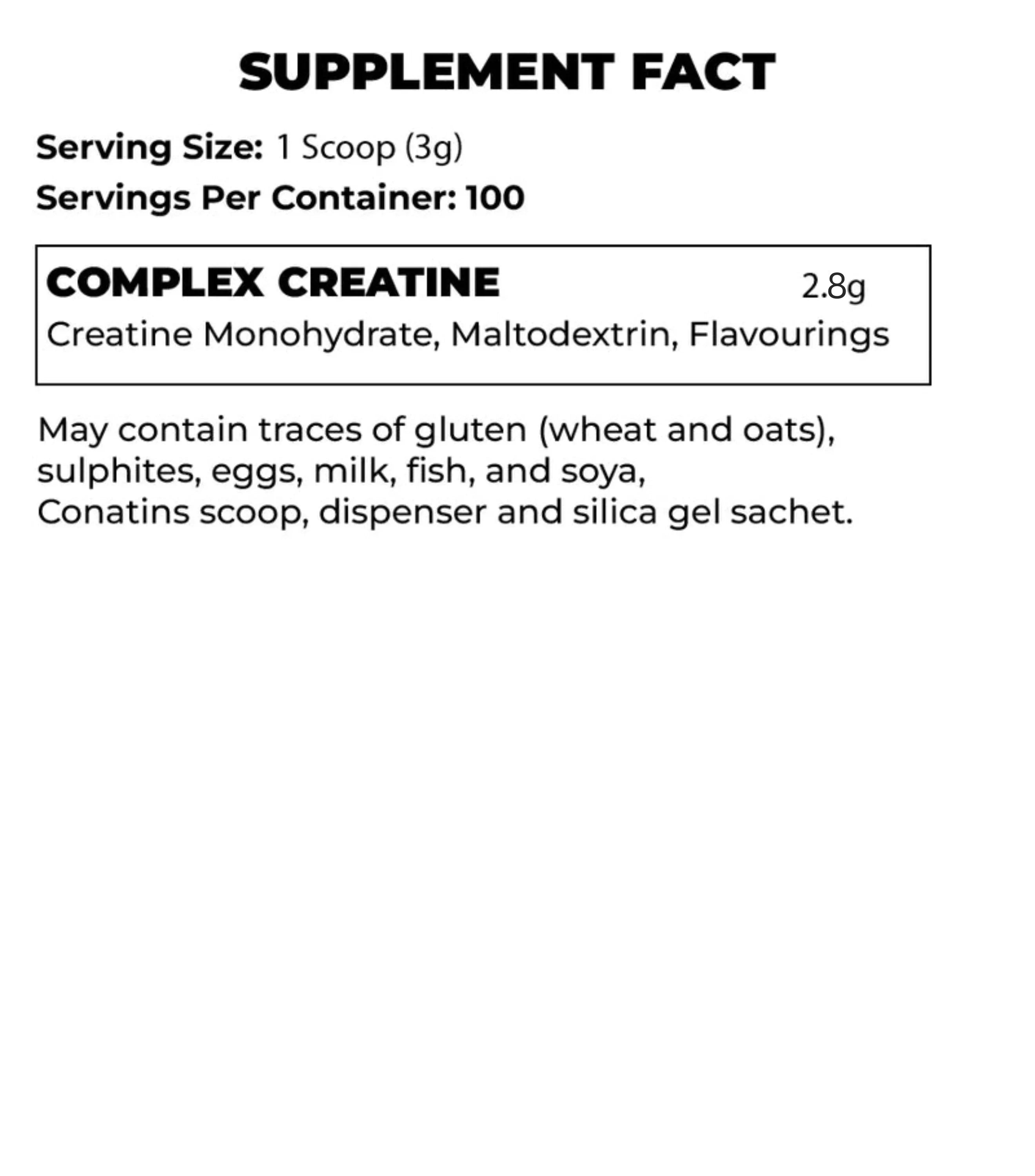ONE RAW CREATINE