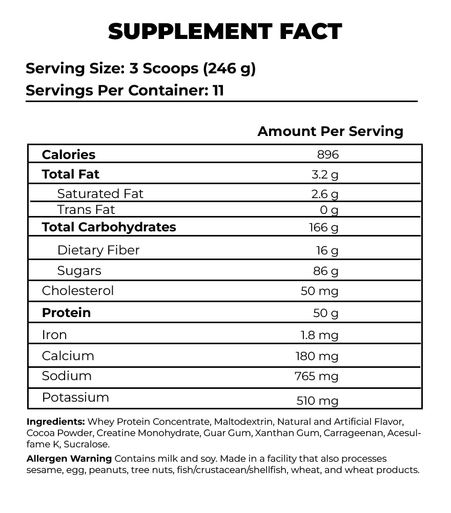 PROSCIENCE MASS GAINER