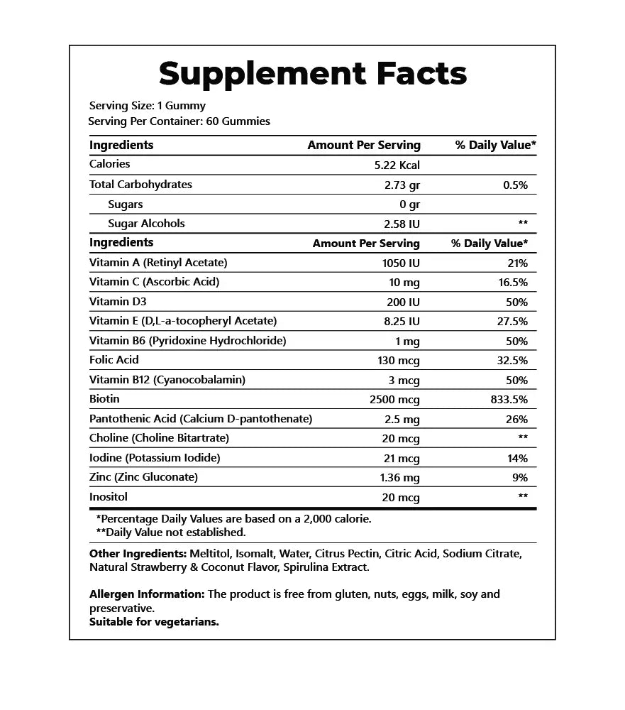 SKIN , NAIL & HAIR GUMMIES