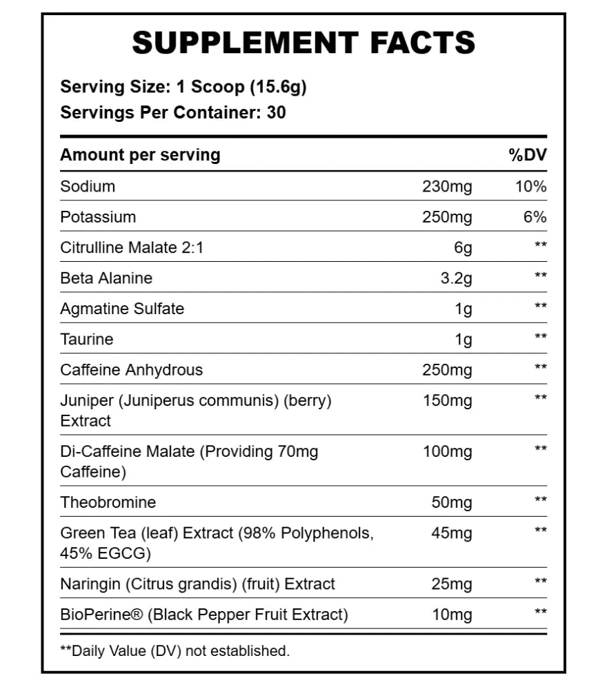 TOTAL WAR PRE WORKOUT