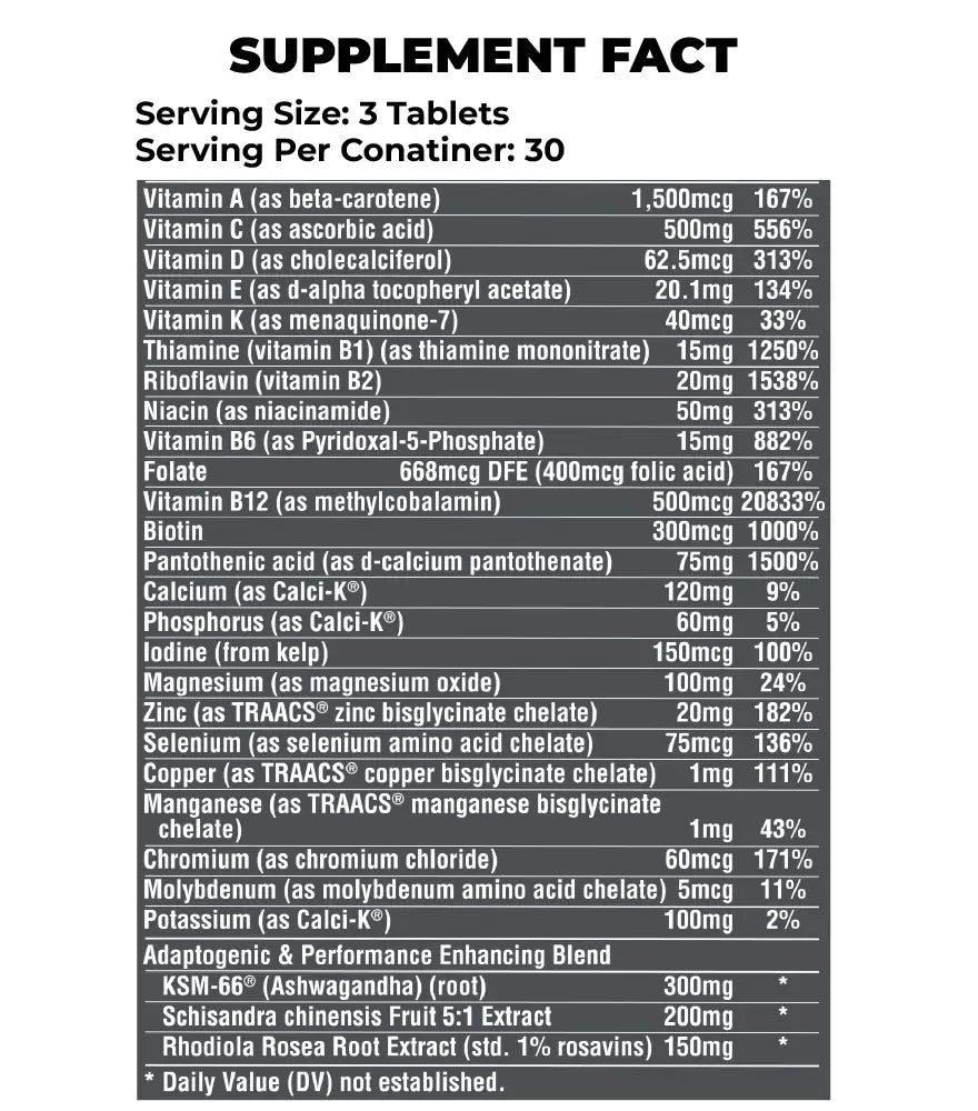 VITADAPT SPORTS MULTIVITAMIN