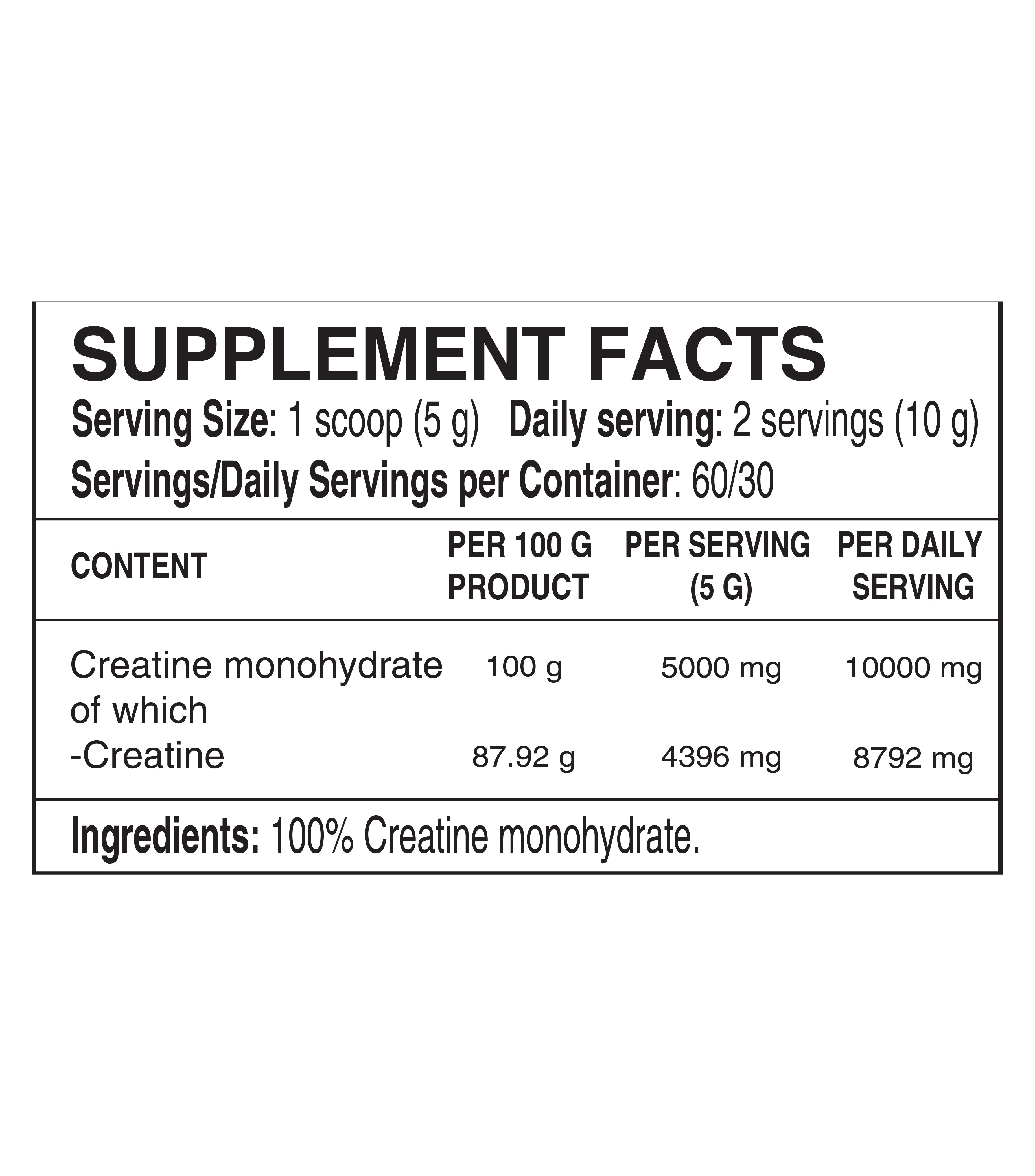 DY CREATINE MONOHYDRATE