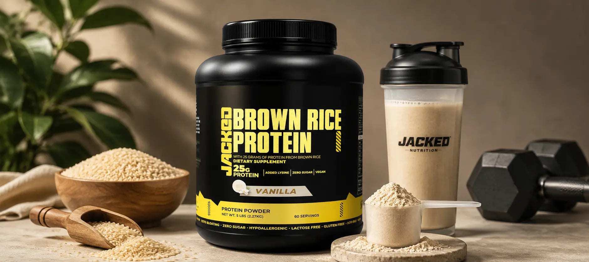 Jacked Brown Rice Protein: Pakistan's Complete Plant-Based Protein Guide (2026)