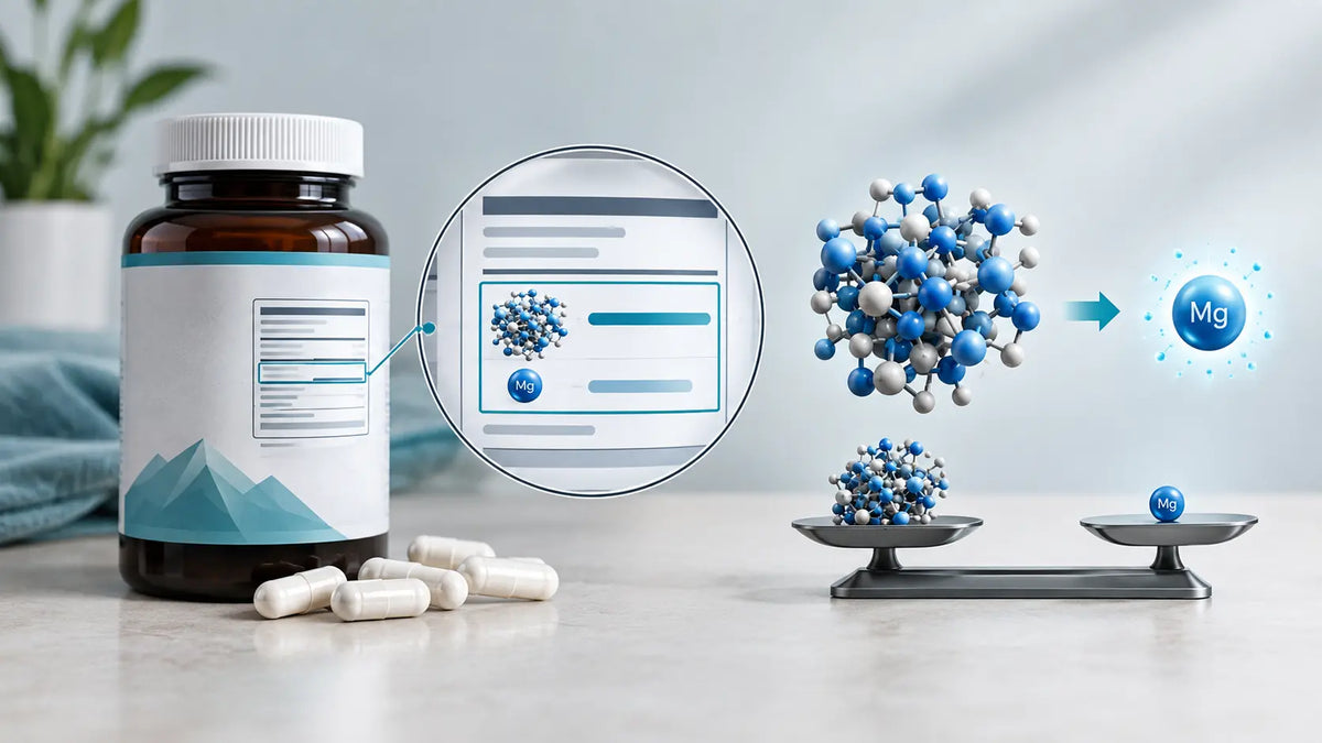 How to Read a Magnesium Supplement Label: What 850 mg and 120 mg Actually Mean