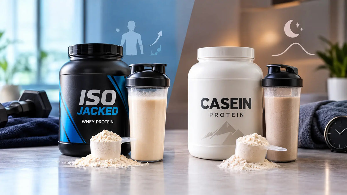 ISO Jacked vs. Casein Protein: Fast vs. Slow-Digesting Protein Explained