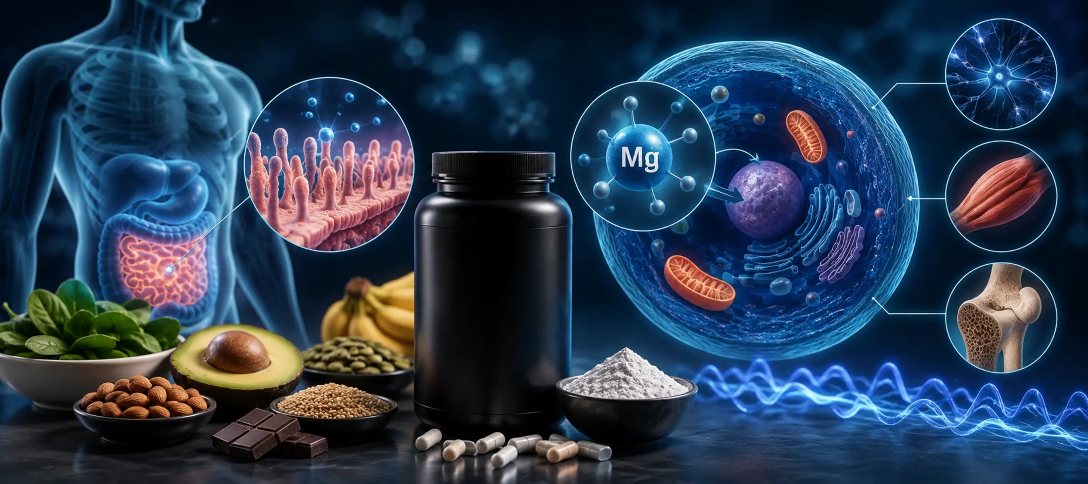 How Magnesium Works Inside the Body: From Absorption to Cellular Function