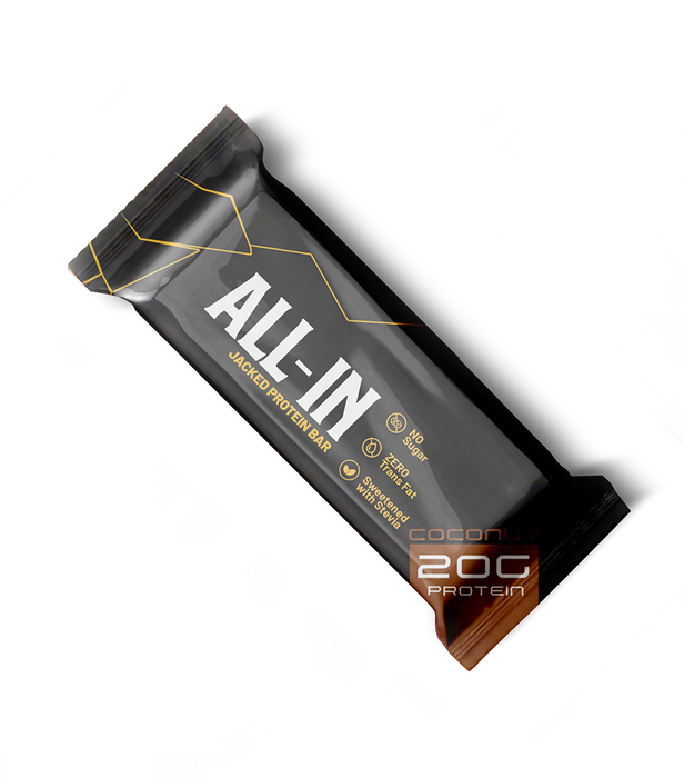 ALL-IN JACKED PROTEIN BAR 20 GRAM COCONUT BY JACKED NUTRITION