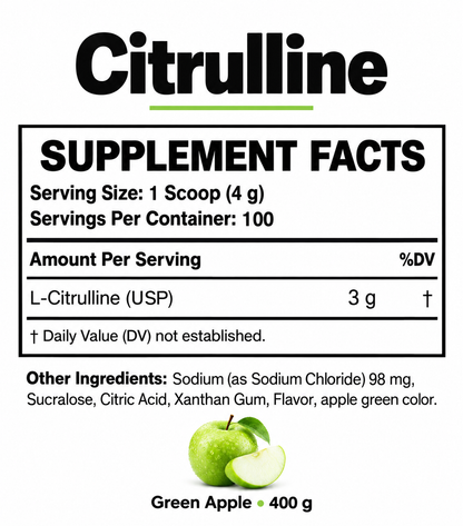 Jacked Citrulline - 100 Servings
