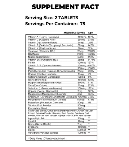 GAT Men Multi+Test Vitamin