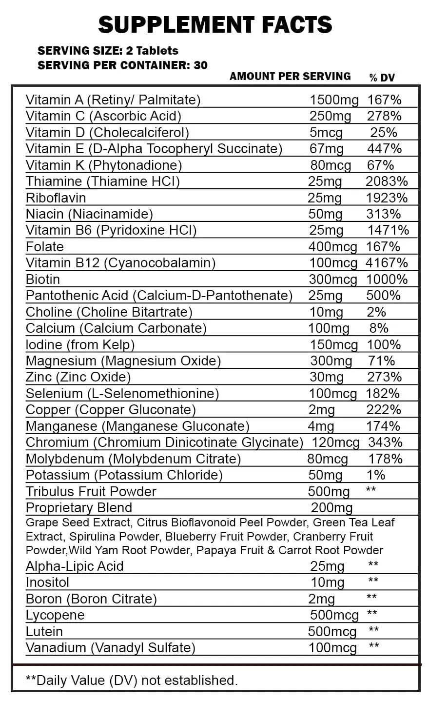 GAT Men Multi+Test Vitamin