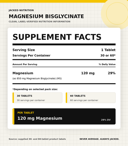 Magnesium Bisglycinate 850mg Price in Pakistan
