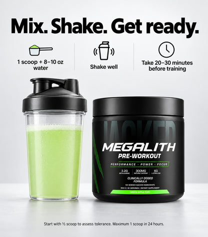 Jacked Megalith Pre-Workout Powder