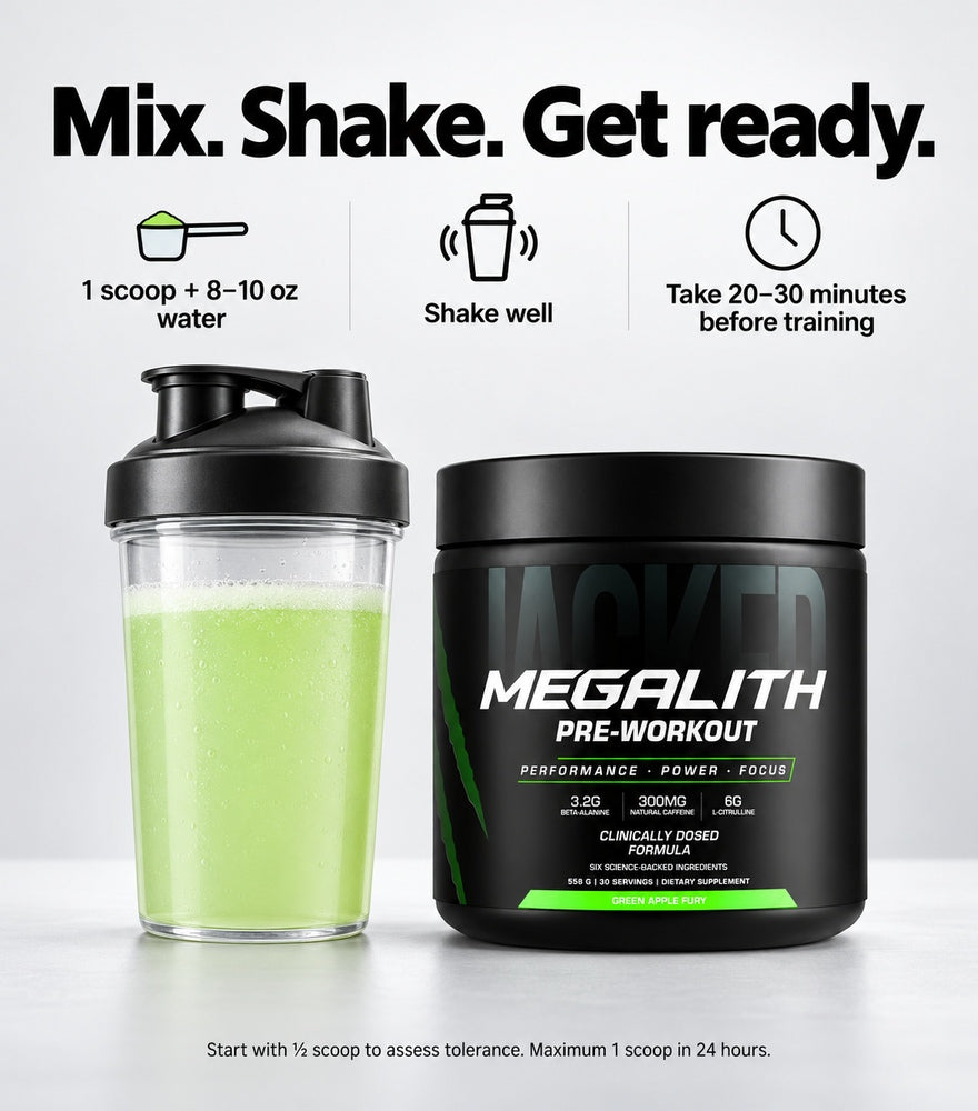Jacked Megalith Pre-Workout Powder