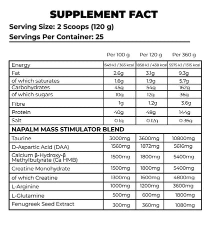 FA XTREME NAPALM MASS