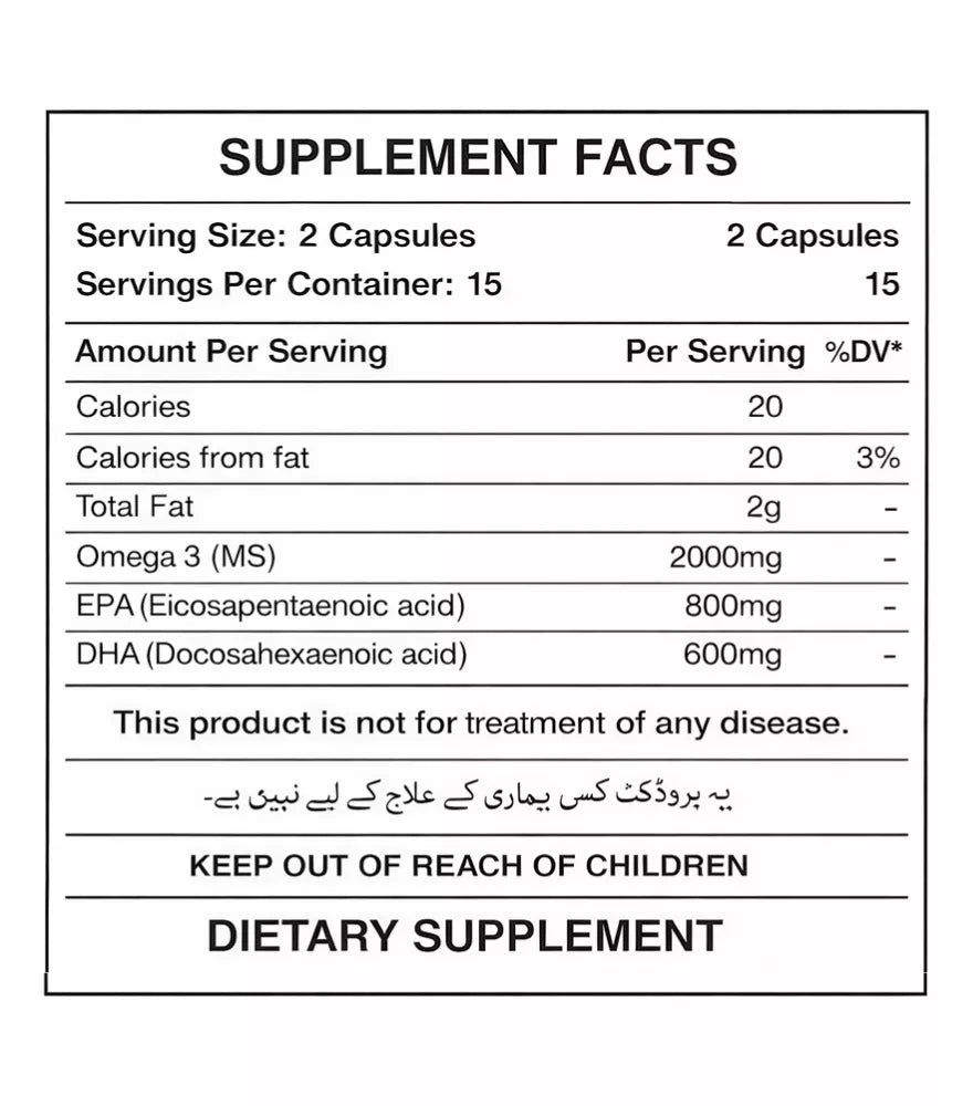 JACKED OMEGA 3 FISH OIL