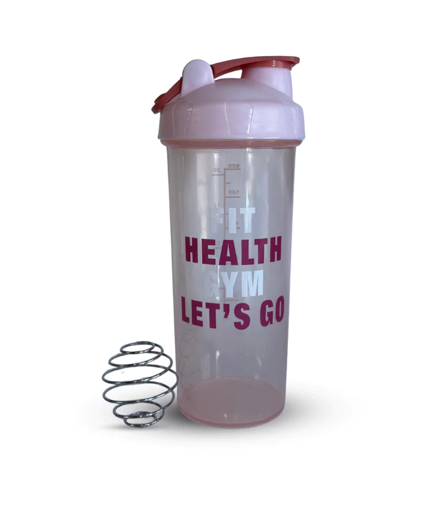 JACKED FIT HEALTH GYM LETS GO SHAKER BOTTLE