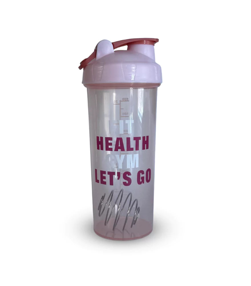 JACKED FIT HEALTH GYM LETS GO SHAKER BOTTLE