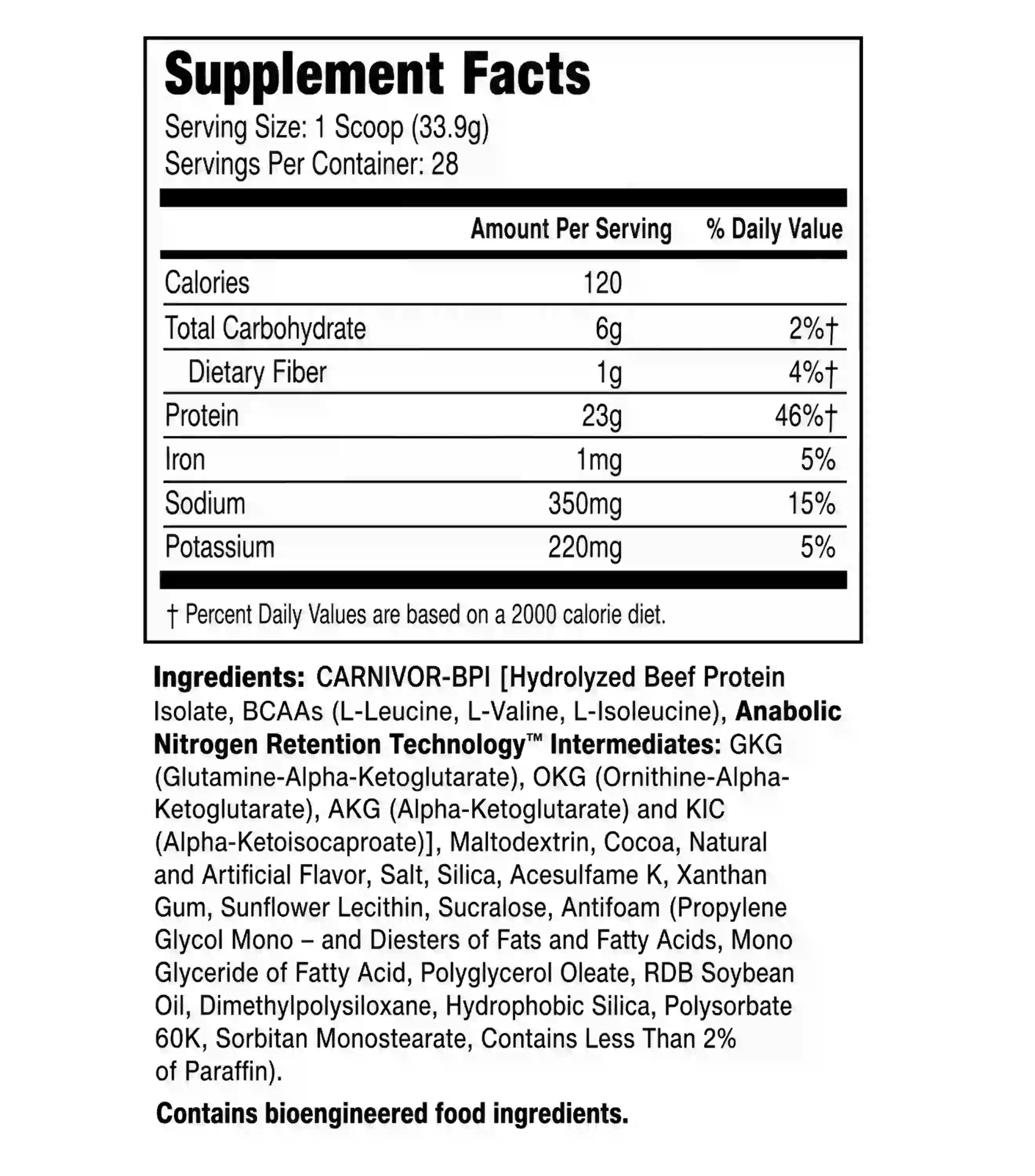 CARNIVOR BEEF PROTEIN