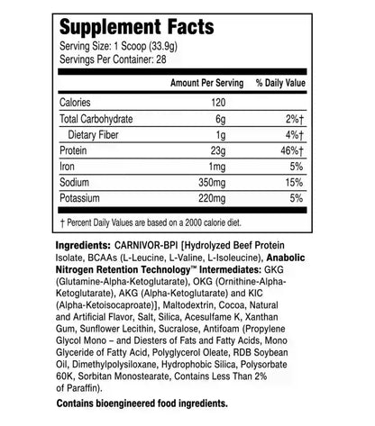 CARNIVOR BEEF PROTEIN