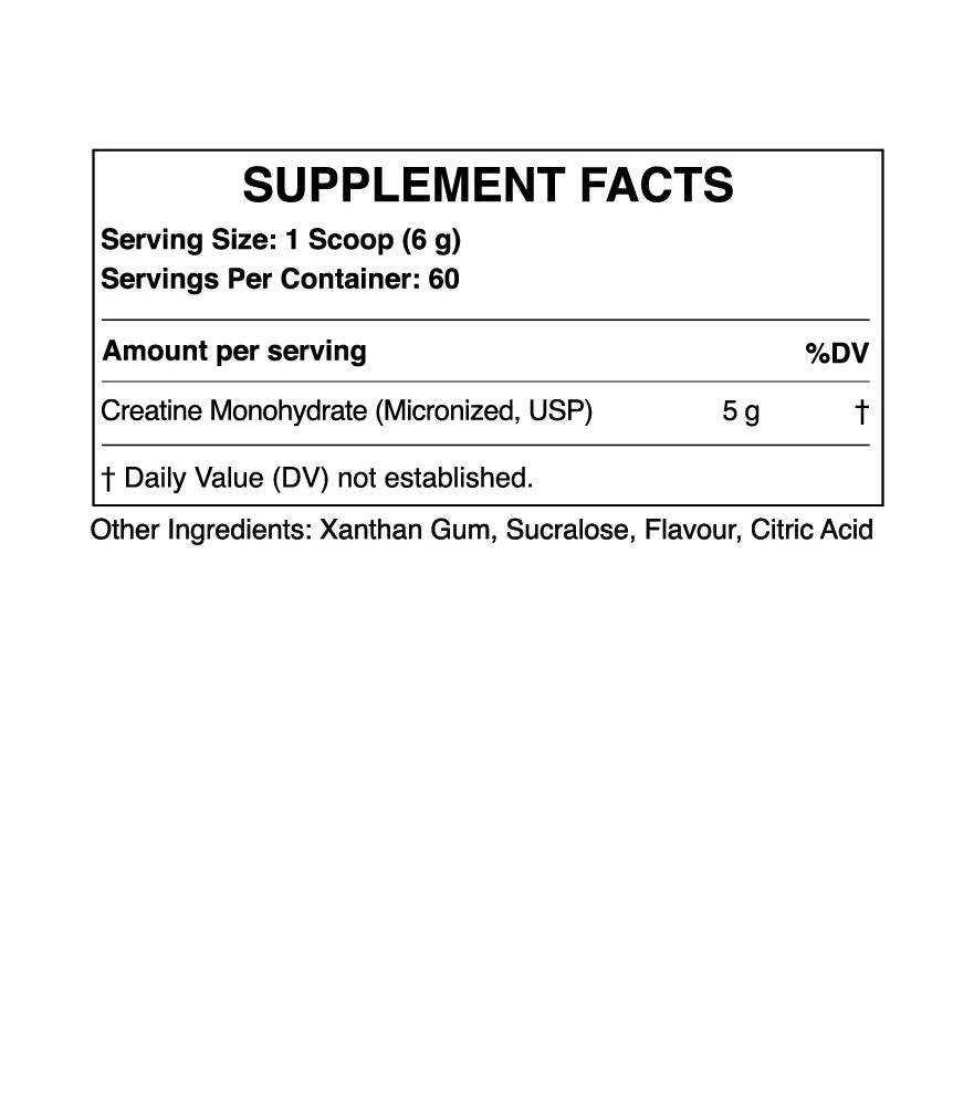 MICRONIZED CREATINE MONOHYDRATE