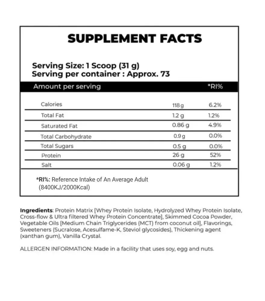 ISO JACKED WHEY PROTEIN - ULTRA-PREMIUM WHEY BLEND