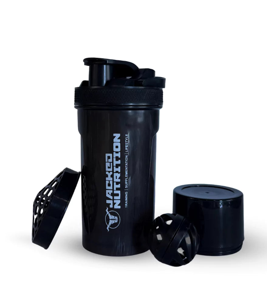 JACKED NUTRITION BLACK SHAKER BOTTLE