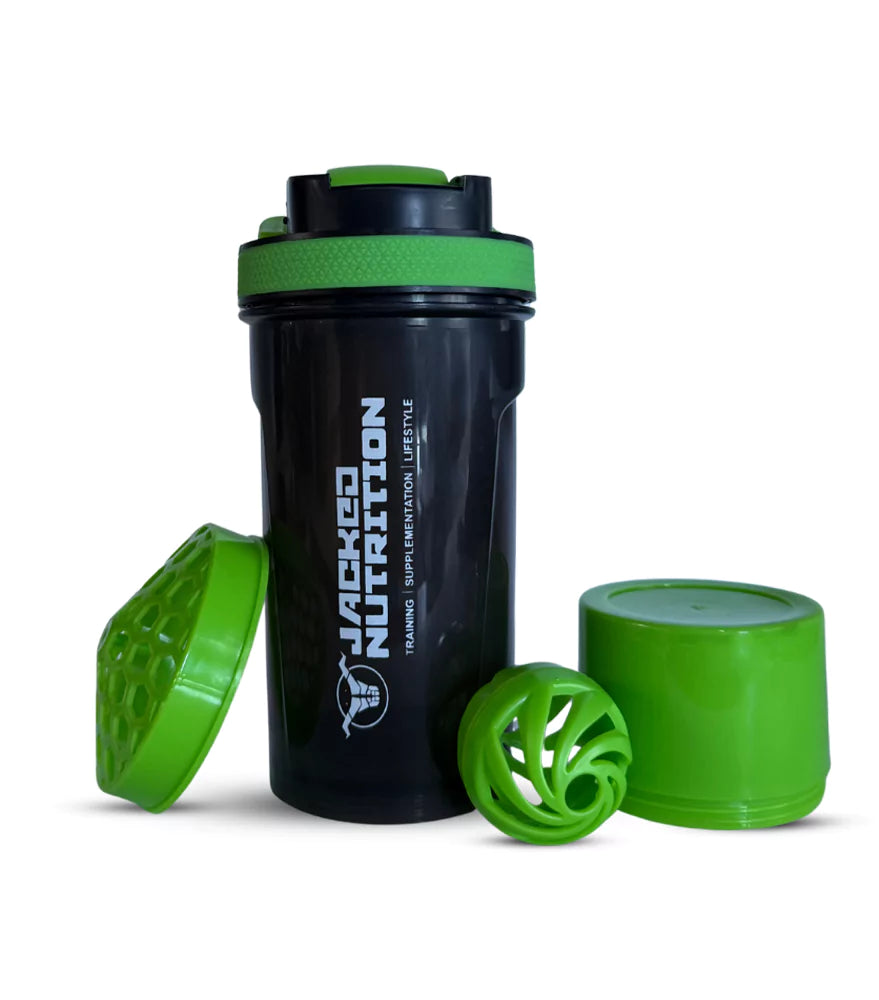 JACKED NUTRITION BLACK SHAKER BOTTLE