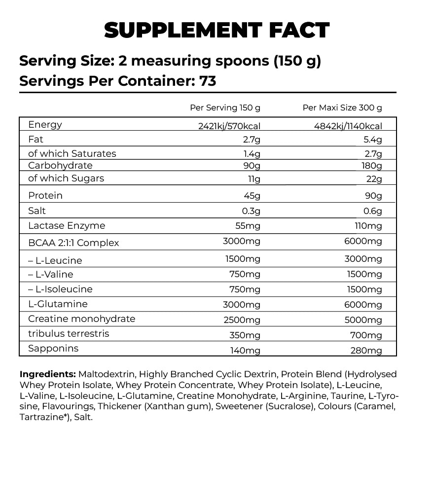 MONSTER MASS + CREATINE MONOHYDRATE