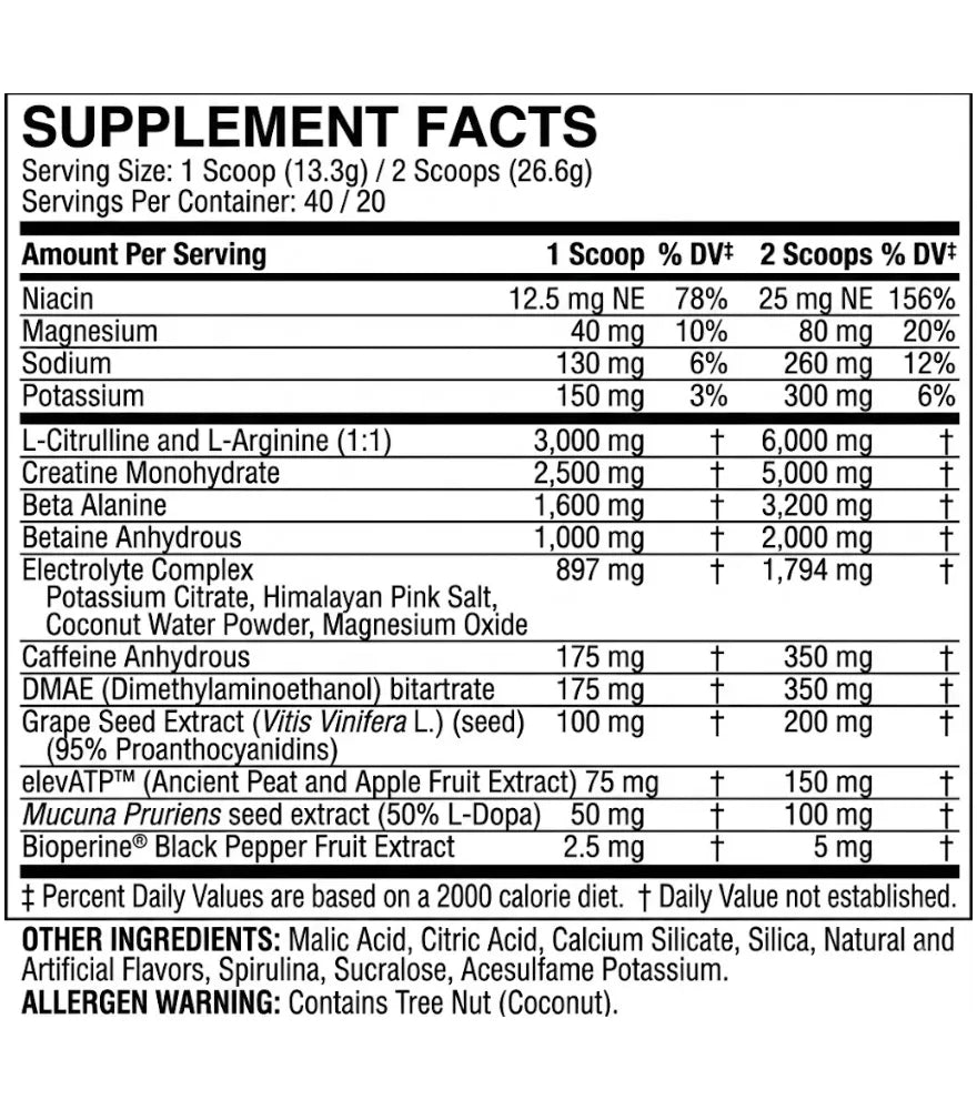 NITROLIFT PREWORKOUT