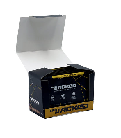 opened 12 sachets package