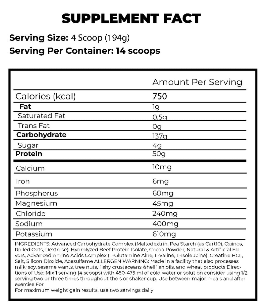 Buy Red Rex Beef Mass in Pakistan - Free Delivery - Jacked Nutrition