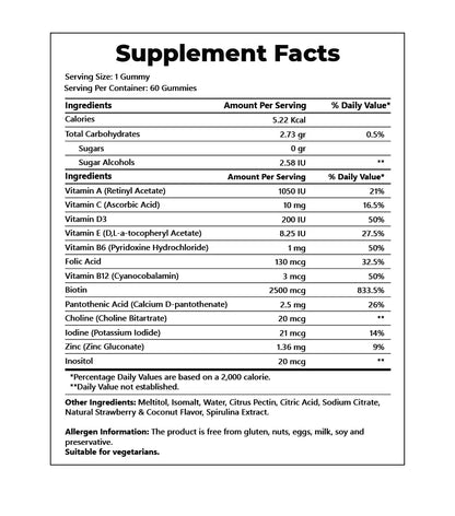 SKIN , NAIL & HAIR GUMMIES