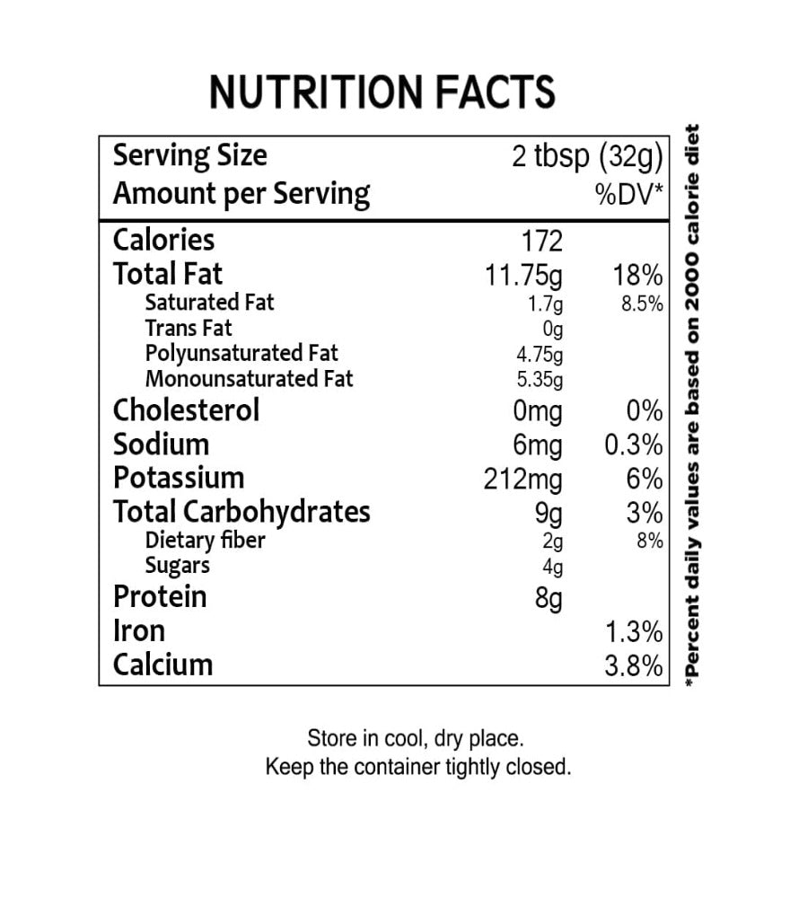 Honey Peanut Butter Nutrition Facts
