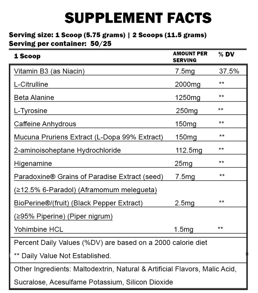 Buy Condemned Labz Convict Pre Workout Jacked Nutrition